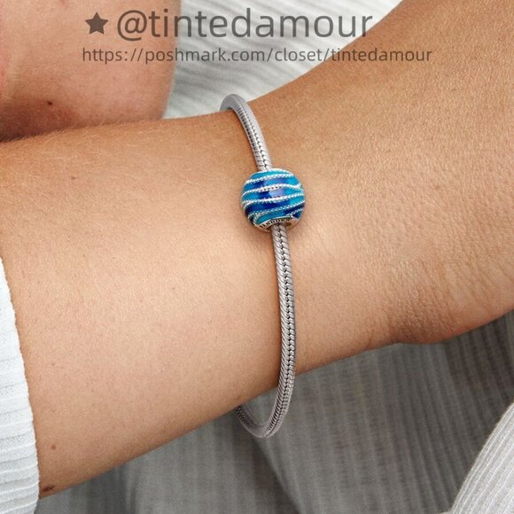 Pandora Blue Wave Charm|Pendant - Picture 2 of 2